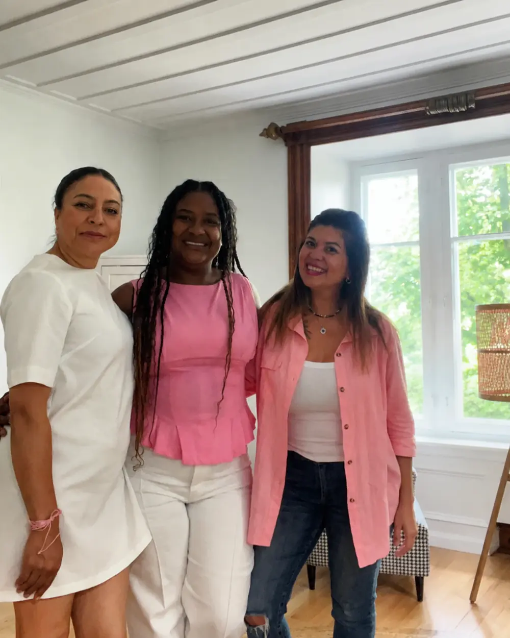Nani Duran avec des participantes